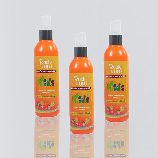 Pack 3 unidades Loción Aclaradora Rocío de Oro Kids x 200 ml