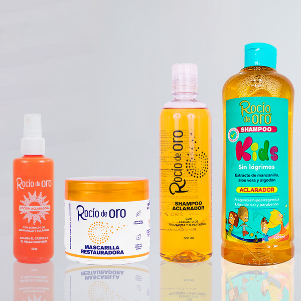 Kit Aclarador Natural + Descuento Shampoo Kids x 1000 ml