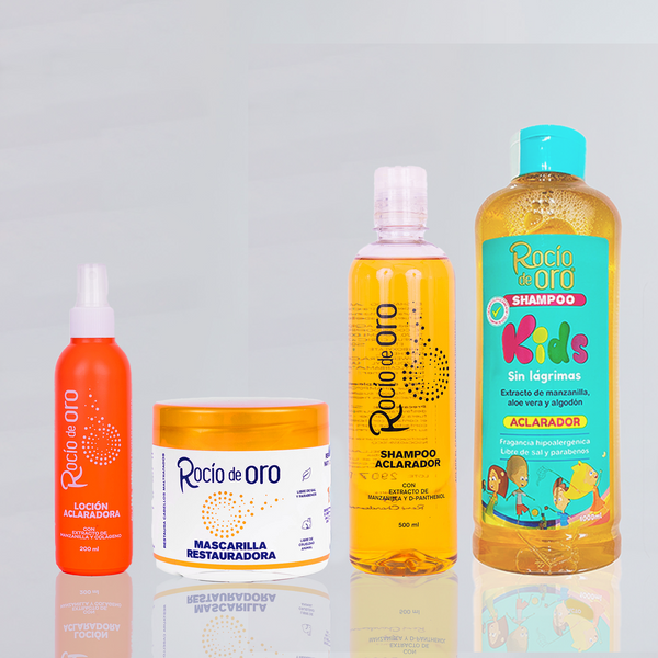 Kit Aclarador Natural + Descuento Shampoo Kids x 1000 ml