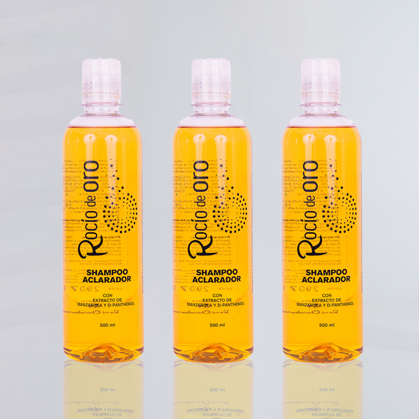 Shampoo Rocío de Oro X 500ml PACK X 3