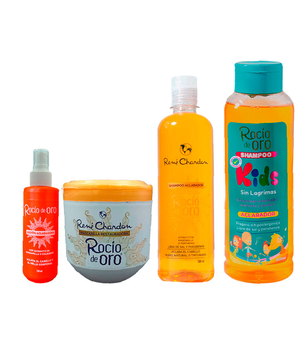 kit Aclarador Natural + Descuento Shampoo Kids x 1000 ml ENVÍO GRATIS