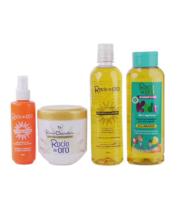 kit Aclarador Natural + Descuento Shampoo Kids x 1000 ml