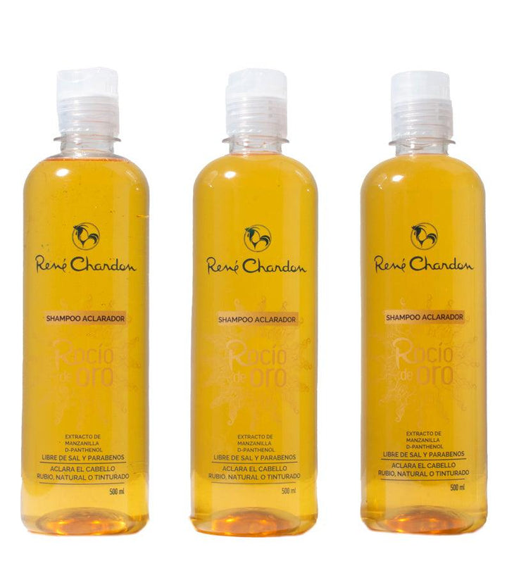 Shampoo Rocío de Oro X 500ml PACK X 3 - René Chardon